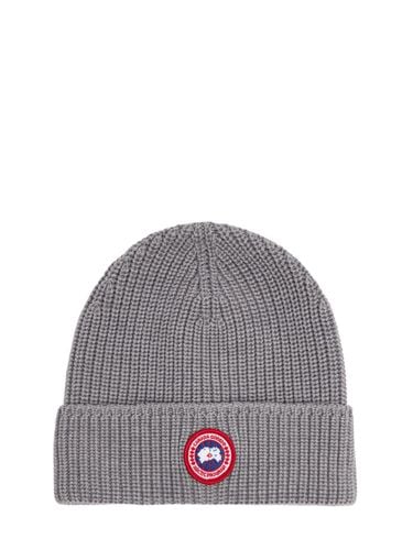 Arctic Disc Rib Toque Wool Hat - CANADA GOOSE - Modalova