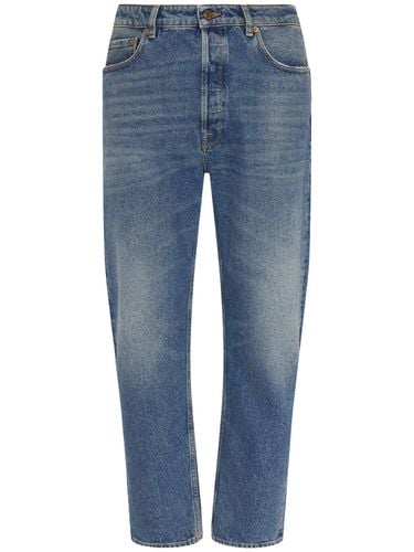 Golden Happy Cotton Stonewashed Jeans - GOLDEN GOOSE - Modalova