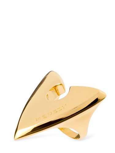 Anello Arrow In Ottone - ALEXANDER MCQUEEN - Modalova