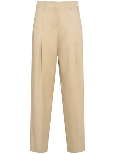 Golden Wool Wide Leg Pants - GOLDEN GOOSE - Modalova