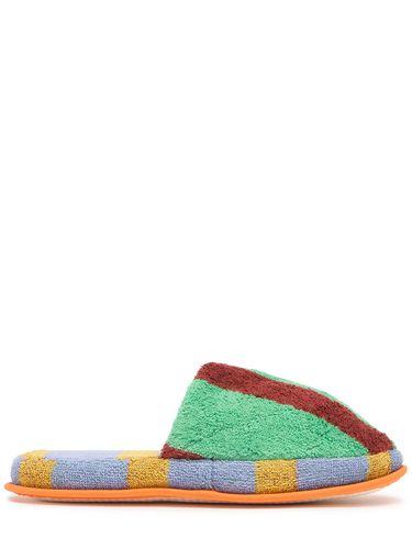 Nicolas Stripe Cotton Blend Slippers - DUSEN DUSEN - Modalova