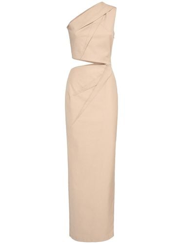 Vestito Monospalla Nievo In Twill Con Cutout - MAX MARA - Modalova