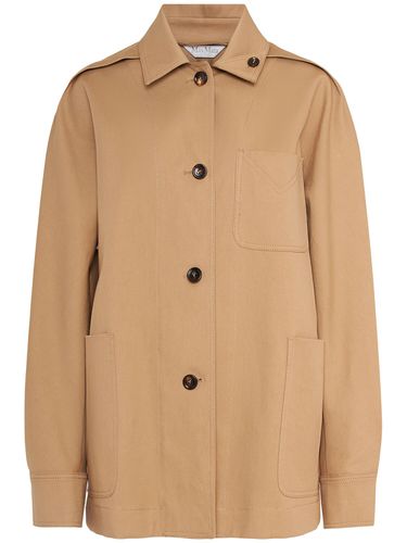 Giacca Moneta In Gabardina Di Cotone - MAX MARA - Modalova