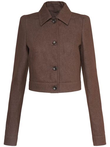 Carpa Denim Effect Cotton Jacket - MAX MARA - Modalova