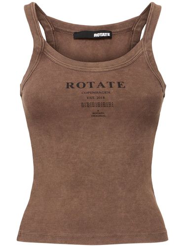 Ribbed Tank Top - ROTATE - Modalova