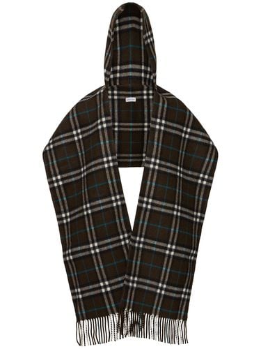 Bufanda De Cashmere Con Capucha - BURBERRY - Modalova