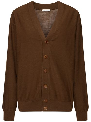 Relaxed Twisted Wool Blend Cardigan - LEMAIRE - Modalova