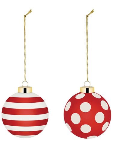 Set Of 2 Delight Glass Ornaments - ALESSI - Modalova