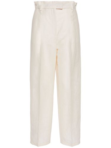 Efedra Linen Blend Pants - MAX MARA - Modalova