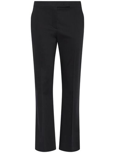 Pantalones De Satén De Algodón - MAX MARA - Modalova