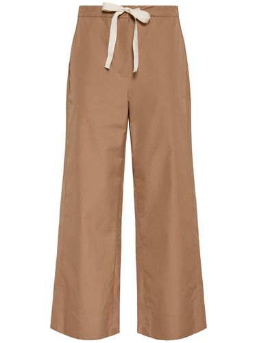 Pantalones Anchos De Algodón Popelina - 'S MAX MARA - Modalova