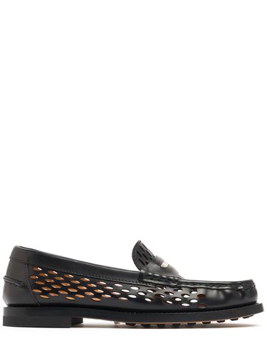 Mm Perforated Leather Loafers - TOD'S - Modalova