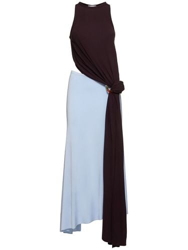 Midikleid Aus Viskosejersey - VICTORIA BECKHAM - Modalova