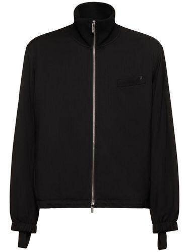 Bomber In Lana Con Zip - HELMUT LANG - Modalova