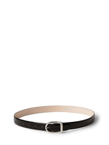 Mija Embossed Leather Belt - DÉHANCHE - Modalova