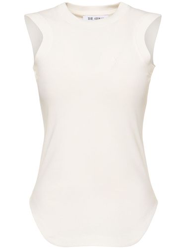 Reese Cotton Jersey Tank Top - THE ATTICO - Modalova