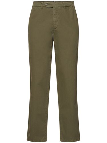 Pantaloni Tinti In Capo In Gabardina Di Cotone - ASPESI - Modalova