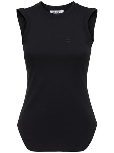 Reese Cotton Jersey Tank Top - THE ATTICO - Modalova