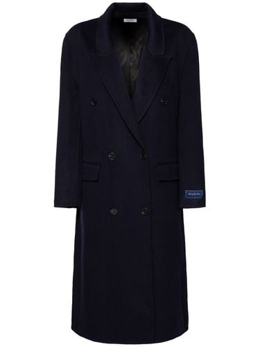 Wool & Cashmere Double Breast Coat - SPORTY & RICH - Modalova