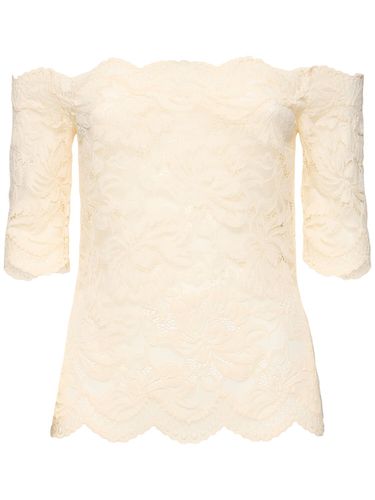 Off-the-shoulder Lace Top - RABANNE - Modalova