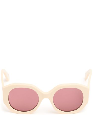 Runde, Oversized Sonnenbrille Aus Acetat Mit Logo - CHLOÉ - Modalova