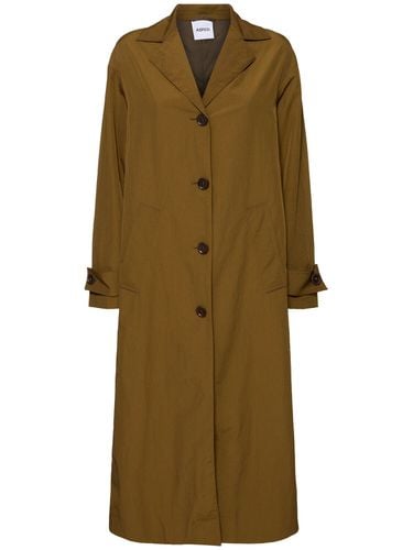 Nylon Twill Long Trench Coat - ASPESI - Modalova