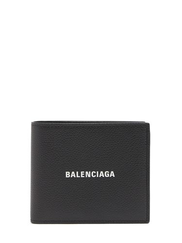 Portafoglio In Pelle Con Logo - BALENCIAGA - Modalova