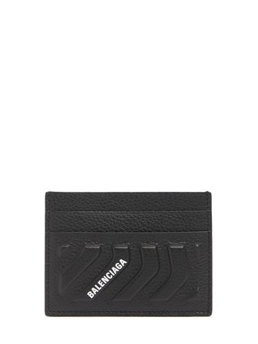 Car Embossed Leather Card Holder - BALENCIAGA - Modalova