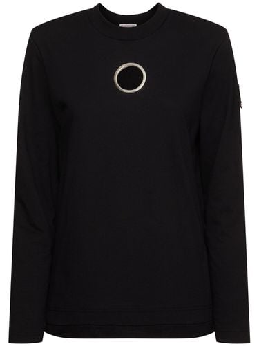 Camiseta De Algodón - MONCLER GENIUS - Modalova