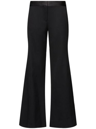 Pantalones De Grain De Poudre - VICTORIA BECKHAM - Modalova