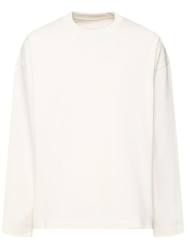 T-shirt In Jersey Di Cotone / Logo - JIL SANDER - Modalova