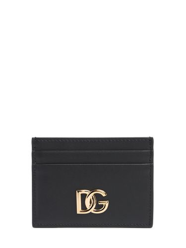 Kartenhülle Aus Leder Mit Logo - DOLCE & GABBANA - Modalova