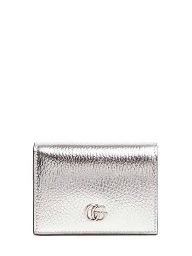 Brieftasche Aus Leder "gg Petite Marmont" - GUCCI - Modalova