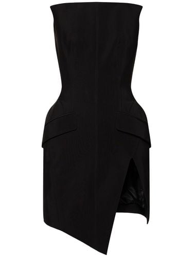 Trägerloses Minikleid Mit Taillierter Taille - MUGLER - Modalova