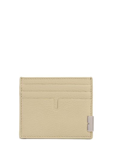 Sandon Grained Leather Card Case - BURBERRY - Modalova