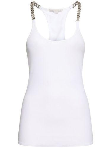 Tank Top De Jersey Con Cadenas - STELLA MCCARTNEY - Modalova