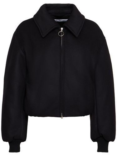 Chaqueta Bomber De Lana - ACNE STUDIOS - Modalova