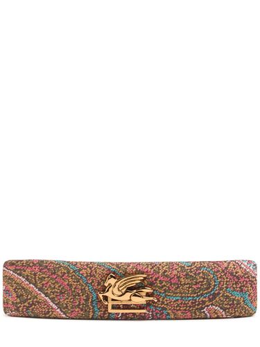 Paisley Silk Hair Clip - ETRO - Modalova