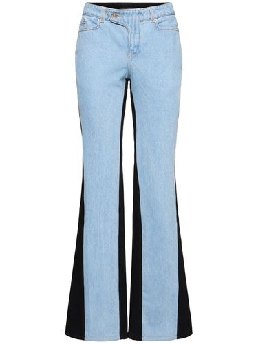 Jeans Vita Bassa In Denim Di Cotone - MUGLER - Modalova