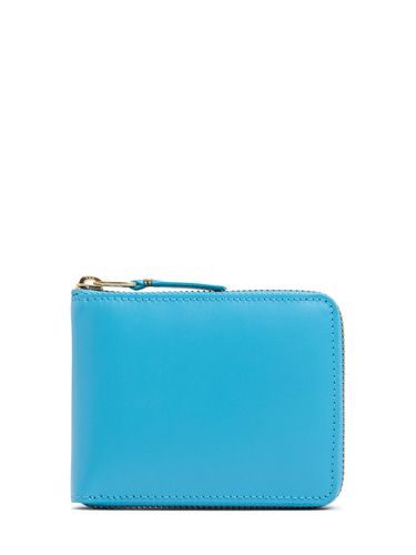 Leather Zip Wallet - COMME DES GARÇONS WALLET - Modalova