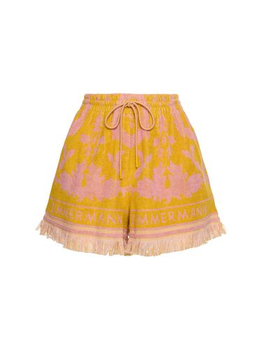 Shorts De Rizo De Algodón - ZIMMERMANN - Modalova