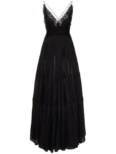 Cotton Blend Long Dress - ERMANNO SCERVINO - Modalova