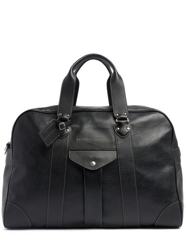 Bolso Duffle De Piel - BRUNELLO CUCINELLI - Modalova