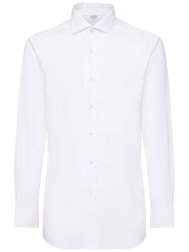 Cotton Poplin Classic Shirt - BRIONI - Modalova