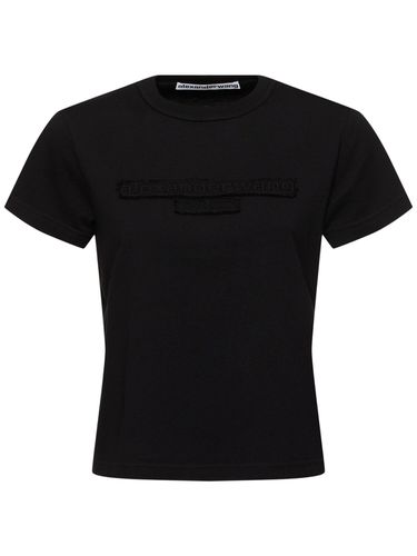 Camiseta De Algodón Logo - ALEXANDER WANG - Modalova