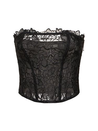 Whitney Embroidered Corset - FLEUR DU MAL - Modalova