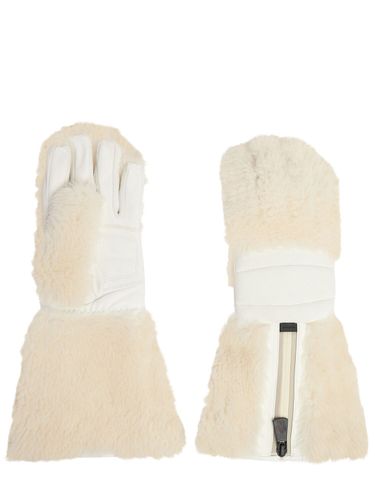 Guantes De Shearling - MONCLER GRENOBLE - Modalova