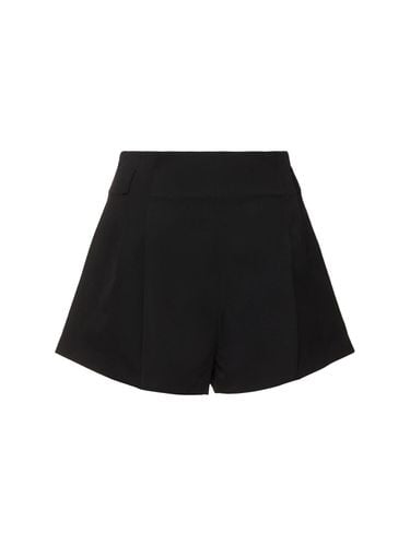 Paperbag Waist Stretch Wool Shorts - ST.AGNI - Modalova