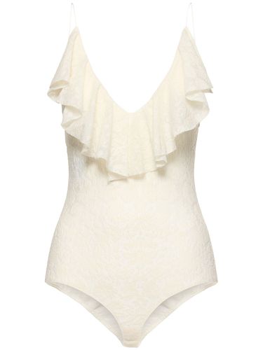 Ruched Lace Bodysuit - PHILOSOPHY DI LORENZO SERAFINI - Modalova