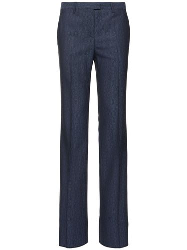 Tailored Wool Straight Pants - ETRO - Modalova